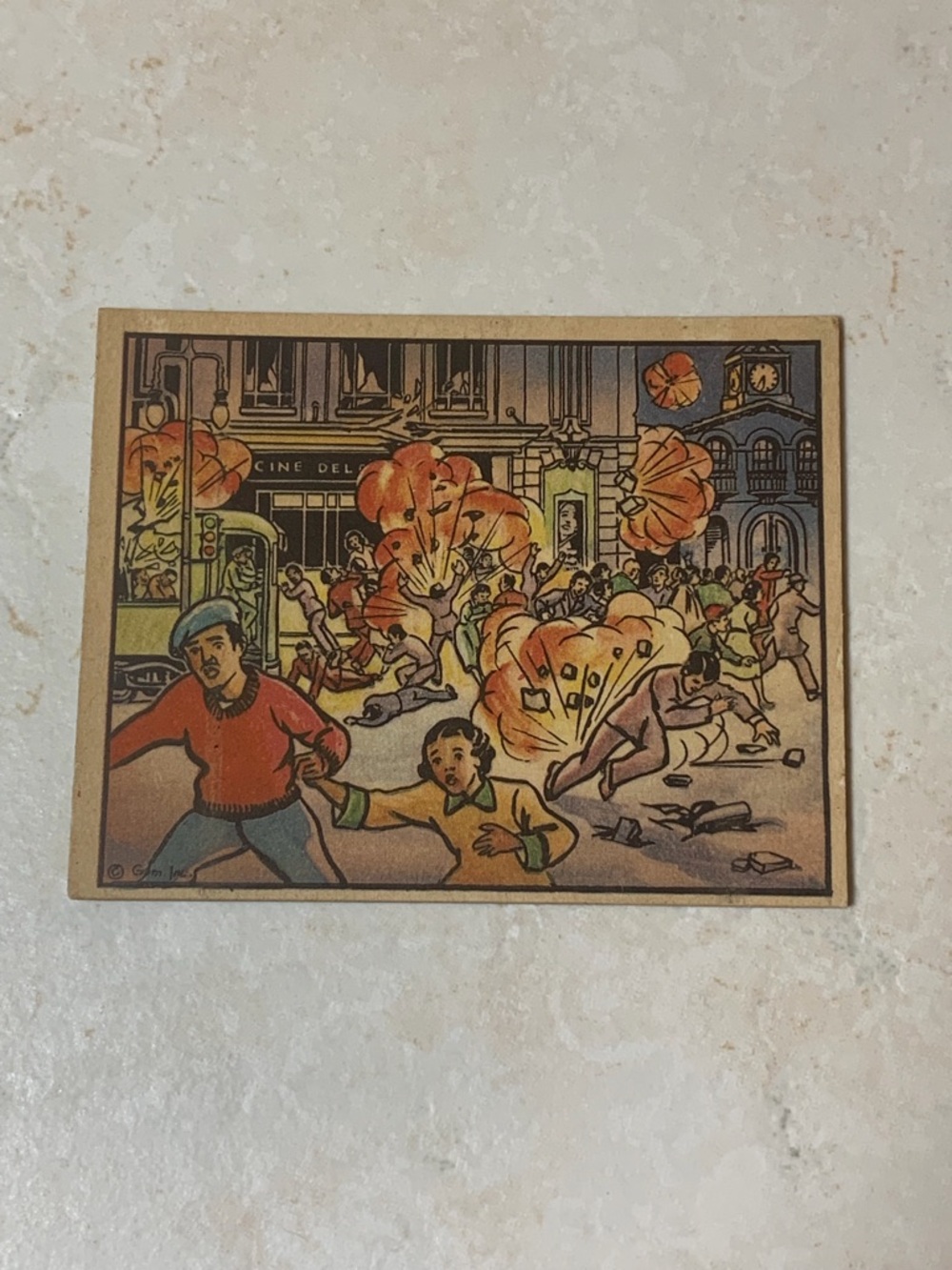 Vintage 1938 Horrors of War trading card #137